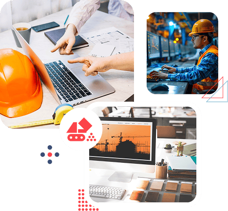 Construction IT services illustration