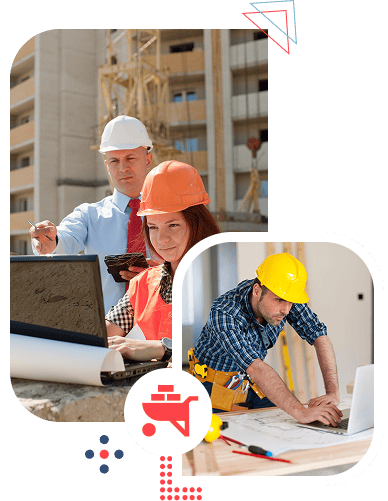 Construction IT services illustration