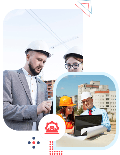 Construction IT services illustration