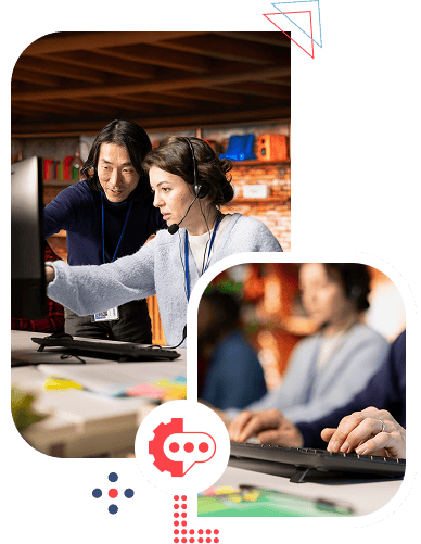 Professional services IT support illustration